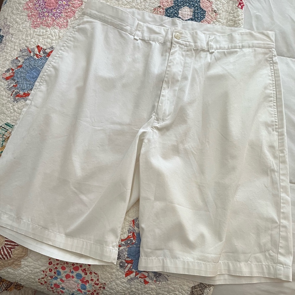 Men's White Athletic Shorts